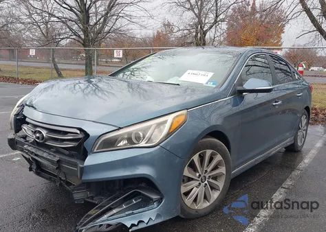 2016 Hyundai Sonata Sport z USA, uszkodzony, nr VIN 5NPE34AF5GH367092